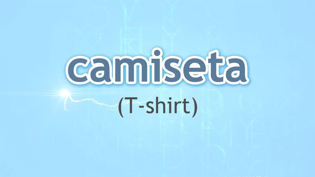how do you say t shirt in spanish